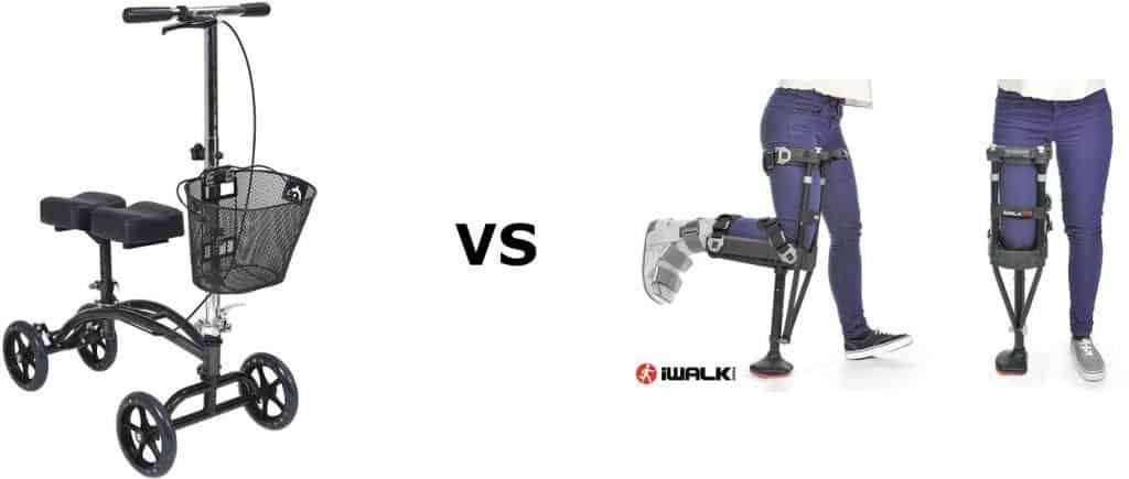 Knee Walkers vs Hands Free Crutches - Help My Foot Pain